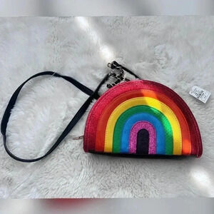 Betsey Johnson Rainbow I Love Hue Crossbody Kitsch
Bag RARE NEW WITH TAG